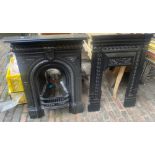 2 Reproduction Victorian style cast iron fireplace's 4379LC