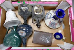 A collection of smaller Wade Spirit / Whiskey decanters to include Glenfiddich, Parkers,