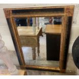 Large Antique Guilt Georgian style Mirror 97cm H 70cm W