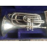 Vintage Brass Band / Boys Brigade Instrument,, unsued for years & probably more of a decorators