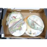 A collection of Royal Doulton Series Ware Plates , Bowl & Charger including The Jester, Shakespeare,