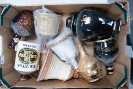 A collection of smaller Wade Spirit / Whiskey decanters to include Glenfiddich, Bells, together with