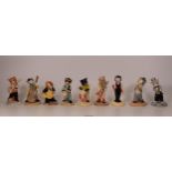 Beswick cat band consisting of Purfect Singer CC1, Calypsi drum CC2, Cool Cat Sax CC3, R Bilk