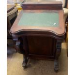 19th Century Mahogany Davenport Desk 85cm W, 84cm H, 56cm D