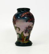 Moorcroft Gypsy Dance small vase. Dated 1999, height 10cm