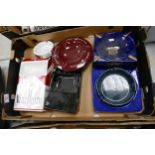 A collection of Wade Advertising Ashtrays including Marlboro , Lucky Strike, Pall Mall etc . These