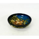 Moorcroft Fallow Deer Fawn small footed bowl. Limited edition 94/150, designed by Kerry Goodwin.