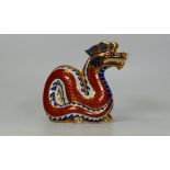 Royal Crown Derby Seconds Dragon Paperweight