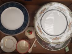 A mixed collection of ceramic items to include Royal Doulton legacy pattern salad plates x 12, Royal