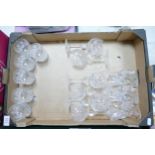 A collection of Quality Lead Cut Crystal Glass ware