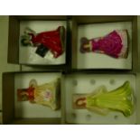 Royal Doulton Small Boxed Lady Figures to include Summer Breeze Hn4587, Autumn Stroll Hn4588,