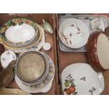 A mixed collection of ceramic items to include Mid winter plates, Royal Doulton open veg dishes,