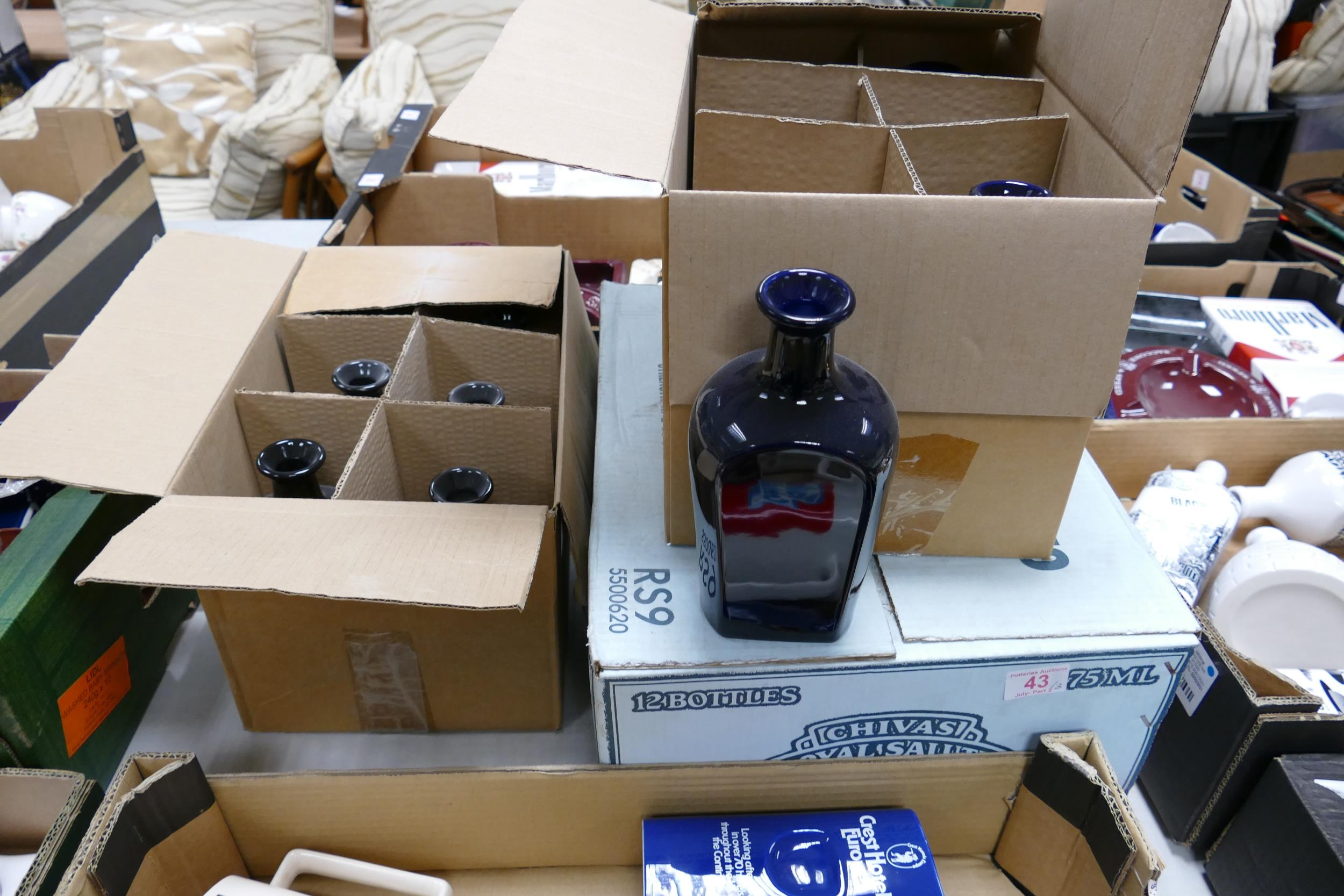 A collection of Wade Whisky & Spirt Decanters to include Chivas & similar (3 boxes) . These items