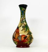 Moorcroft Inglewood vase. Signed by Philip Gibson , dated 2004. Height 23cm, seconds in quality