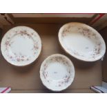 Paragon Victoriana Rose Patterned Dinnerware Items to Include 10 Salad Plates, 8 Cereal Bowls, 3