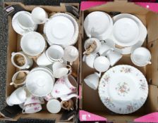 A mixed collection of items to include Minton Floral Decorated Tea & Dinnerware, Royal Sutherland