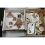 A collection of Wade Chintz Patterned Tea Ware . These items were removed from the archives of the