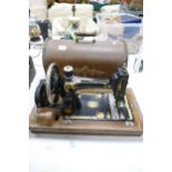 American Made Hand Crank Vintage Sewing Machine