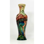 Moorcroft Flamenco vase. Dated 1999, height 30cm