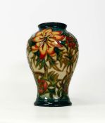 Moorcroft Spike vase designed by Rachel Bishop. Dated 1997, height 16cm