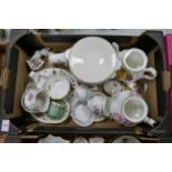 A mixed collection of items to include Floral Tea Ware. Minton items, Floral Teapots etc