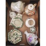 A mixed collection of ceramic items to include Mason's picture frames, lidded pot, large Mason's