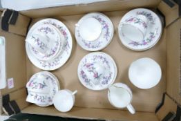 Wedgwood Floral Decorated Part Tea set