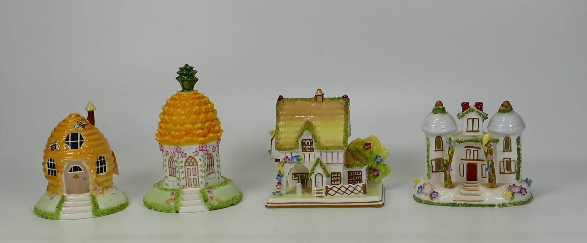 Coalport Cottages to include Limited Edition Pineapple Cottage, Beehive Cottage, The Masters House &