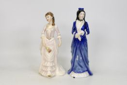 Royal Doulton Lady Figures Countess of Chell HN3867 & Clara Hamps HN4162(2)