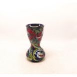 Moorcroft Wilverley vase designed by Emma Bossons. Height 18cm. Boxed