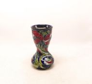 Moorcroft Wilverley vase designed by Emma Bossons. Height 18cm. Boxed