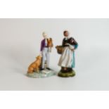 Royal Doulton figures to include The Young Master HN2872 and Country Lass HN1991 (2)