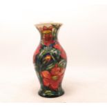 Moorcroft Lamia Bullrush Trial vase dated 18/10/00. Height 19cm. Boxed