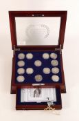 14 x USA HALF silver dollar coins, .900 grade silver, dated from 1898 - 1915.