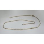 9ct gold neckchain, broken, 3.6g