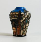Moorcroft Boxed Miniature Vase Made in Burslem dated 2011, height 5cm