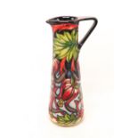 Moorcroft Farndale jug designed by Rachel Bishop. Height 24cm, limited edition of 250. Boxed