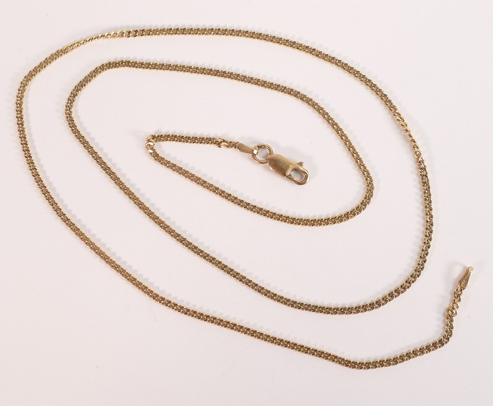14ct gold 24 inch necklace, 9.3g. - Image 3 of 4