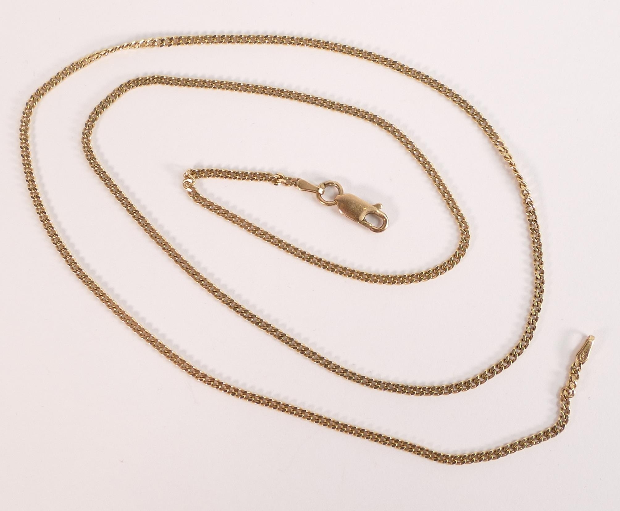 14ct gold 24 inch necklace, 9.3g. - Image 2 of 4