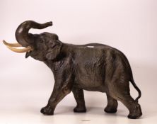 Beswick large Elephant with trunk in Salute 1770, matt.