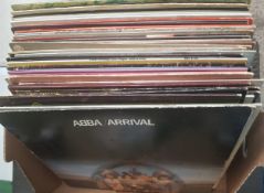 A collection of LP records to include, ABBA, sound of music, Iron Maiden, Billy Joel, Neil Starka,