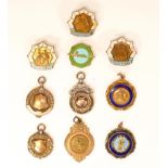 A collection of Ball Room Dancing & similar enamelled & base metal medals
