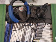 Sony PlayStation 2, Controllers & large collection of game's