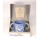 Wedgwood three handled "The Spitfire Mug" limited edition of 200 in 1969, boxed with certificate.