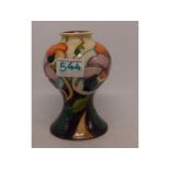 Moorcroct Stylised Floral Vase (seconds) 16cm Hieght