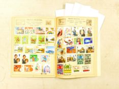 A collection of stamps and first day covers, currencey notes and books