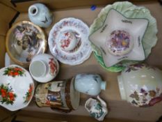 A mixed collection of ceramics to include Mason's ginger jar, Crown Staffs ginger jar, Spode