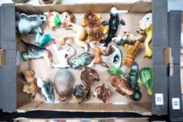 A mixed collection of items to include Weatherby Animals & similar figures know as Zookies