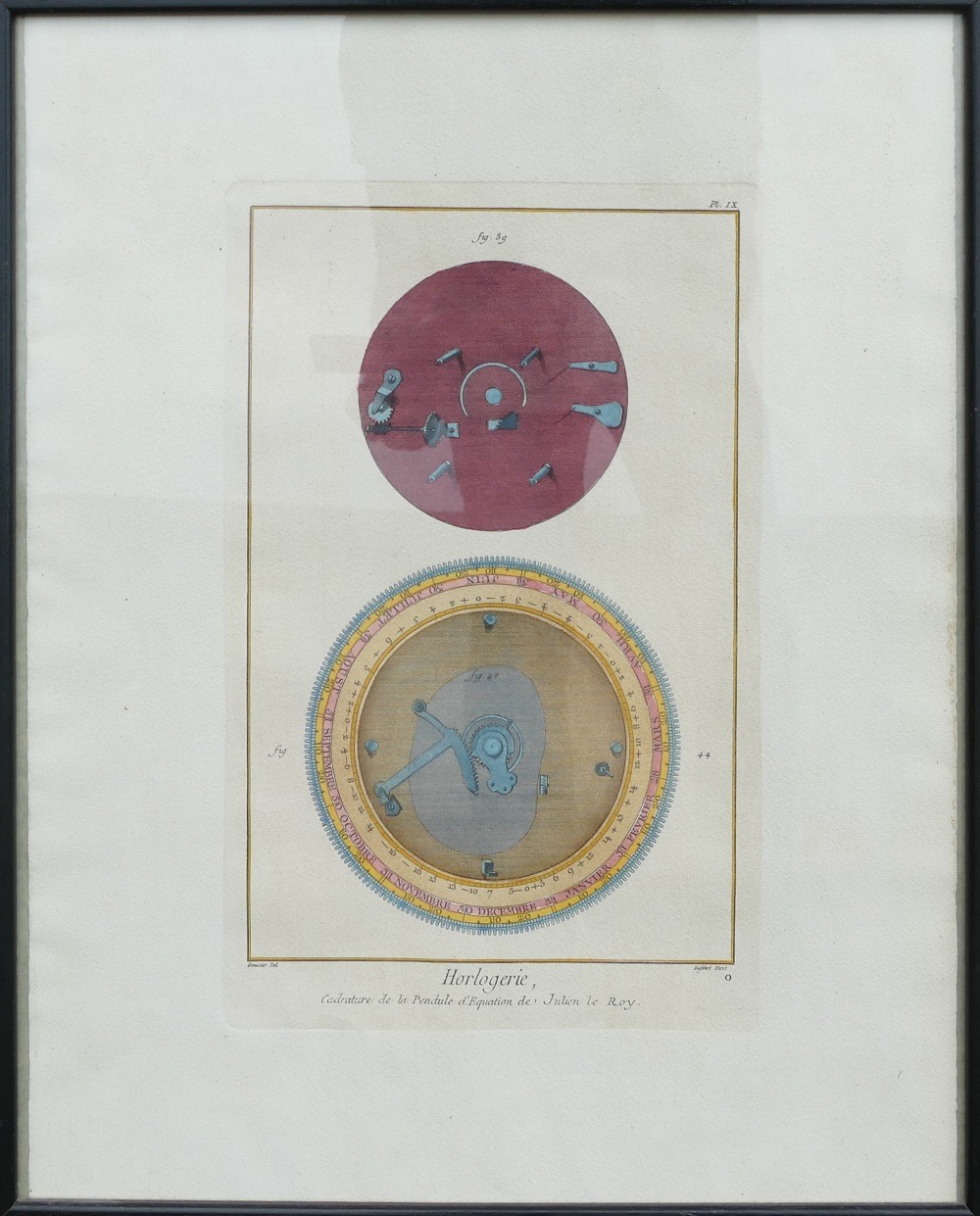 18th century French Horlogerie engravings taken from Diderot & D'Lambert's 'Encyclopédie, ou - Image 4 of 5