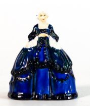 Royal Doulton early miniature figure Crinoline Lady HN655, impressed date for 1925, h.8cm.